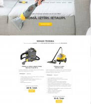 Tīrīšanas tehnikas nomas rezervāciju platforma